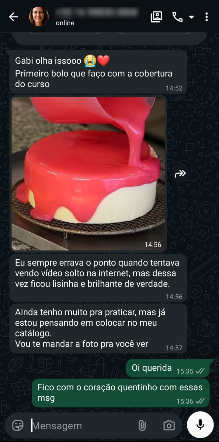 Depoimento de aluna 4